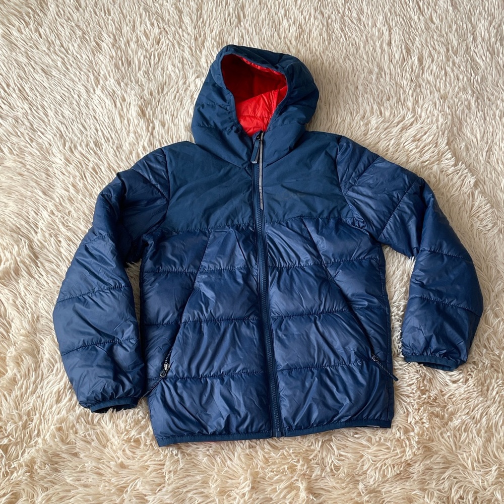 Lole Kids Puffer Jacket - Navy and Red
